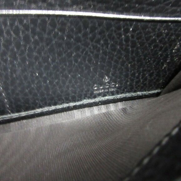GUCCI Black Leather GG Marmont Wallet - Picture 10 of 10